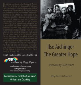 The Greater Hope - Book Launch